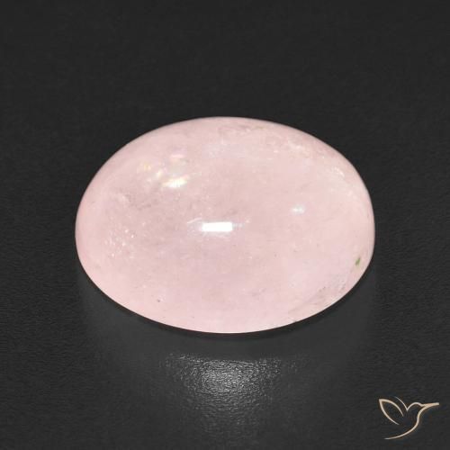 Morganite Gemstone in 12 x 10 mm (calibrated) Size for Sale, Morganite Stone in Medium Pink Color