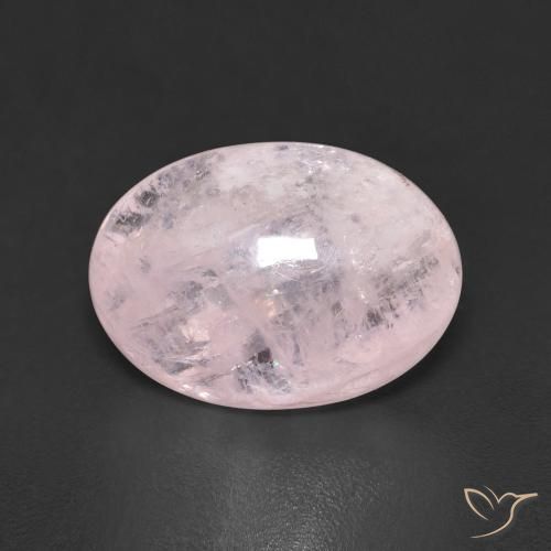 5.87ct Natural Light Pink Morganite, Oval, Transparent