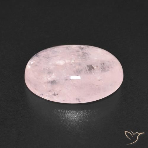 Morganite Gemstone in 14 x 10 mm (calibrated) Size for Sale, Morganite Stone in Light Pink Color