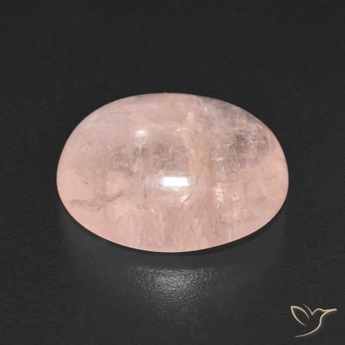 Morganite Gemstone in 12 x 10 mm (calibrated) Size for Sale, Morganite Stone in Medium Pink Color