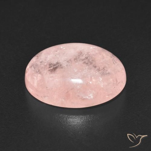 Morganite Gemstone in 14 x 10 mm (calibrated) Size for Sale, Morganite Stone in Medium Pink Color