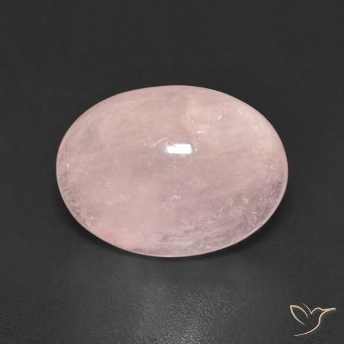 5.52ct Natural Medium Pink Morganite, Oval, Translucent