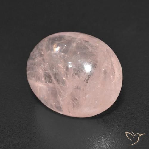 4.71 ct Pink Morganite Stone, Natural Morganite in Oval Cabochon Shape for Sale