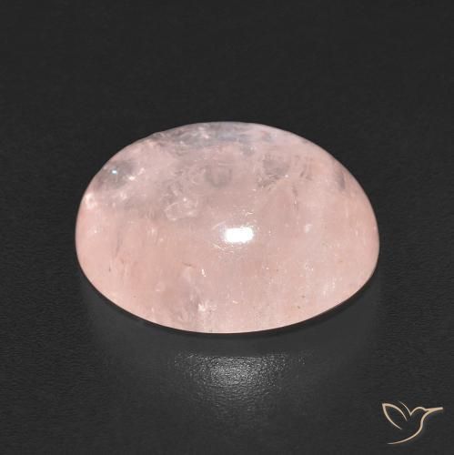 Morganite Gemstone in 12 x 10 mm (calibrated) Size for Sale, Morganite Stone in Medium Pink Color