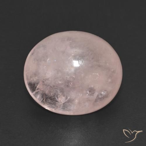4.90ct Natural Coral Pink Morganite, Oval, Transparent