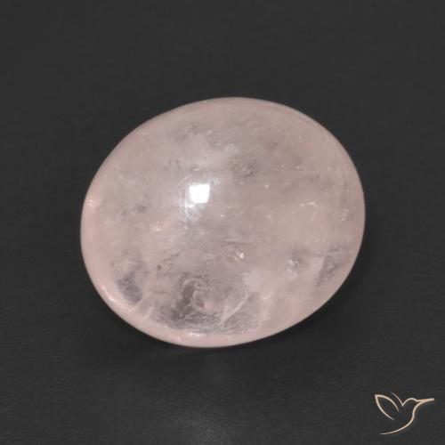 4.90 ct Pink Morganite Stone, Natural Morganite in Oval Cabochon Shape for Sale