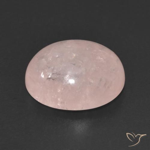 Morganite Gemstone in 12 x 10 mm (calibrated) Size for Sale, Morganite Stone in Coral Pink Color