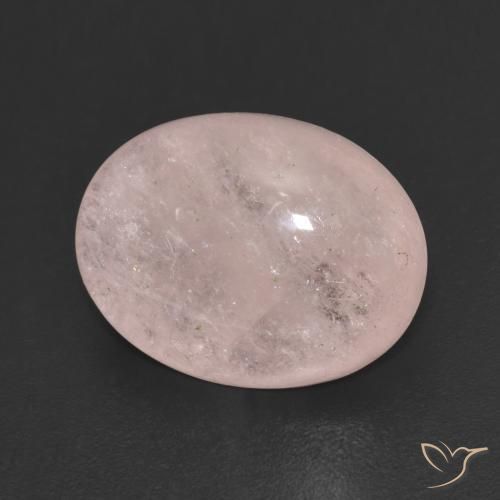 8.30 ct Pink Morganite Gemstone, Morganite Gem in Oval Cabochon Shape for Sale.