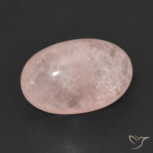 7.67ct Natural Flamingo Pink Morganite, Oval, Translucent