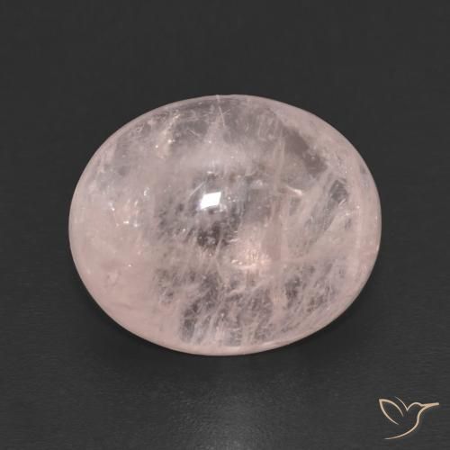 4.68ct Natural Light Pink Morganite, Oval, Transparent