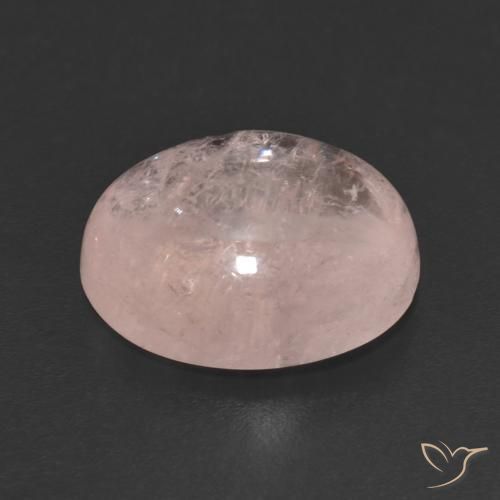 Morganite Gemstone in 12 x 10 mm (calibrated) Size for Sale, Morganite Stone in Light Pink Color