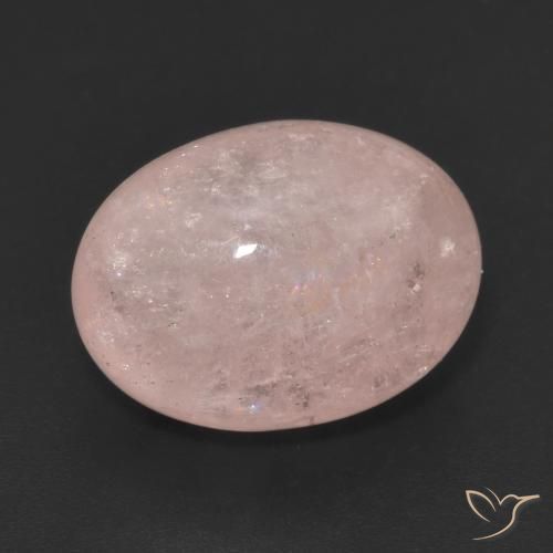 9.93ct Natural Light Pink Morganite, Oval, Translucent