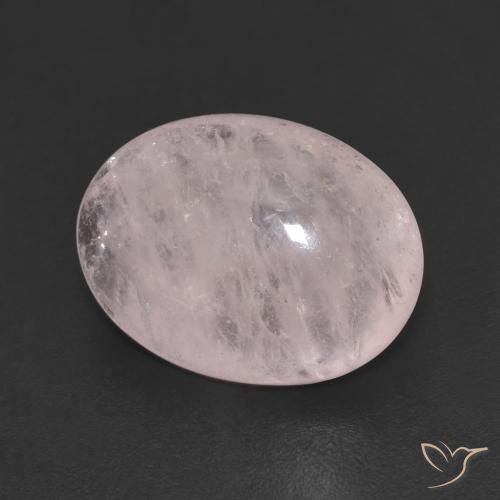7.19 ct Pink Morganite Stone, Natural Morganite in Oval Cabochon Shape for Sale