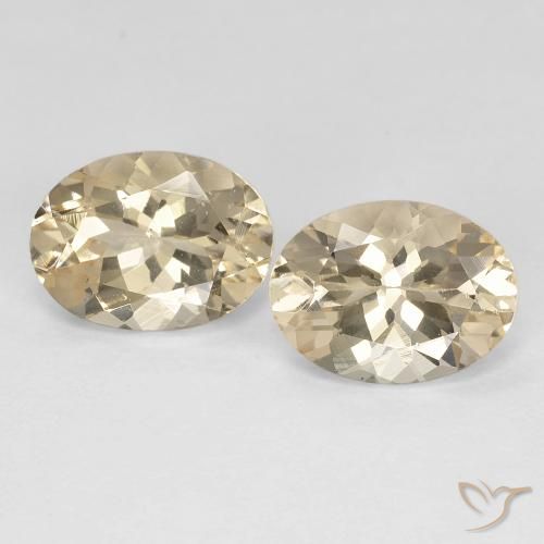 2.33 ct Yellow Morganite, 8.1 x 6 mm Oval Cut From Afghanistan, Photo A