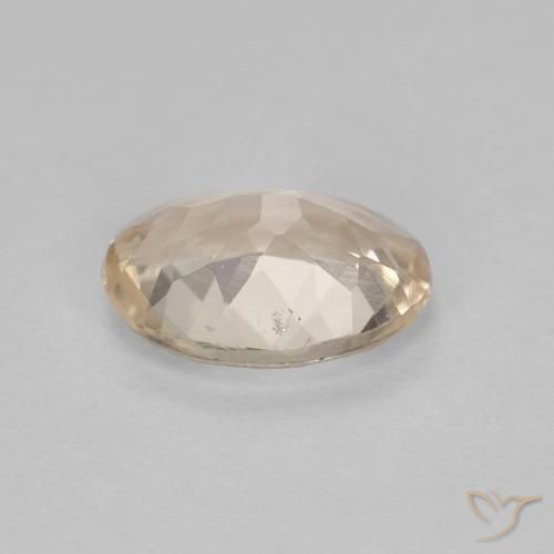 Morganite Gemstone in 8 x 6 mm (calibrated) Size for Sale, Morganite Stone in Light Golden Color