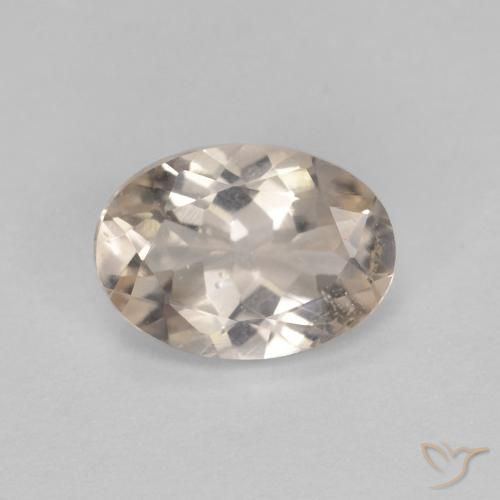 0.92ct Natural Light Golden Morganite, Oval, VS