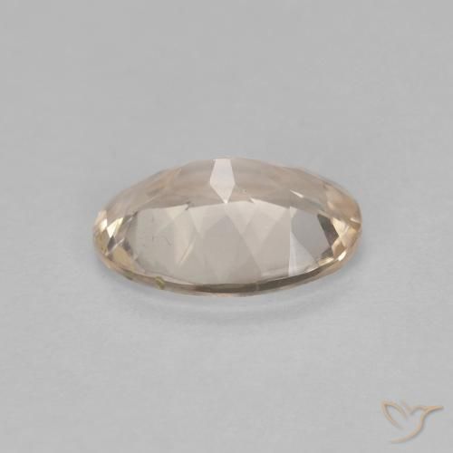 Morganite Gemstone in 8 x 6 mm (calibrated) Size for Sale, Morganite Stone in Light Golden Color