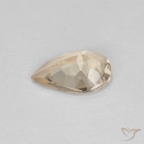 Morganite Gemstone in 7.8 x 5.7 mm Size for Sale, Morganite Stone in Light Golden Color