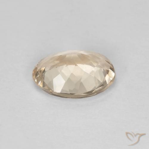 Morganite Gemstone in 8 x 6 mm (calibrated) Size for Sale, Morganite Stone in Light Golden Color