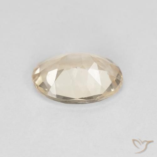 Morganite Gemstone in 7.8 x 5.6 mm Size for Sale, Morganite Stone in Light Golden Color