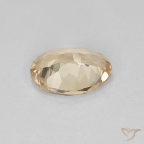 Morganite Gemstone in 8 x 6 mm (calibrated) Size for Sale, Morganite Stone in Light Golden Color