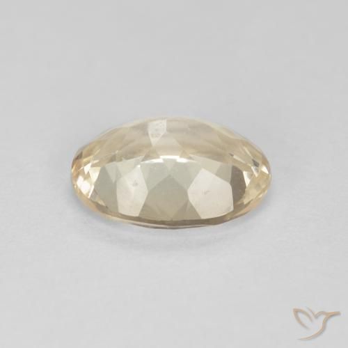 Morganite Gemstone in 8 x 6 mm (calibrated) Size for Sale, Morganite Stone in Light Golden Color