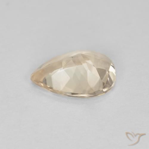 Morganite Gemstone in 8 x 6 mm (calibrated) Size for Sale, Morganite Stone in Light Golden Color