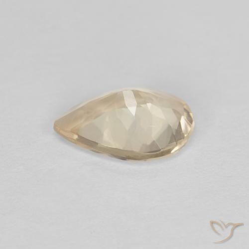 Morganite Gemstone in 7.8 x 5.7 mm Size for Sale, Morganite Stone in Light Golden Color