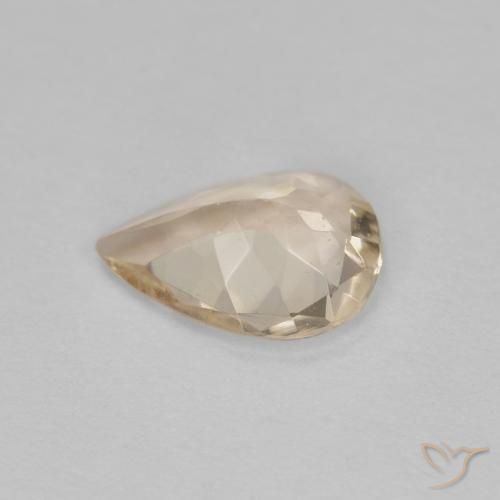Morganite Gemstone in 8 x 6 mm (calibrated) Size for Sale, Morganite Stone in Light Yellow Color
