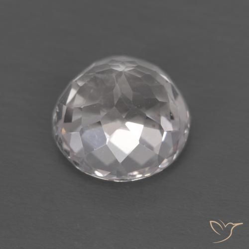 Morganite Gemstone in 7 mm (calibrated) Size for Sale, Morganite Stone in Light Pink Color