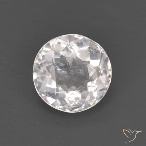 1.11ct Natural Light Pink Morganite, Round, VS