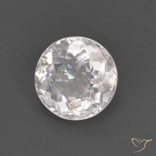 1.11 ct Pink Morganite Stone, Natural Morganite in Round Facet Shape for Sale