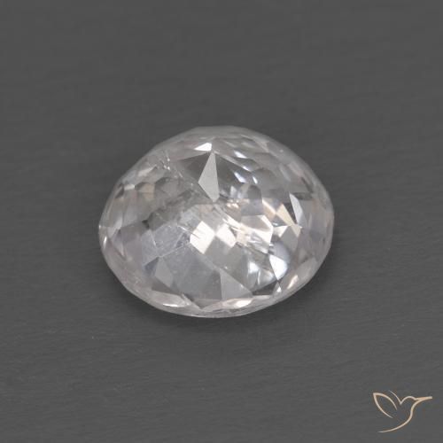 Morganite Gemstone in 7 mm (calibrated) Size for Sale, Morganite Stone in Light Pink Color