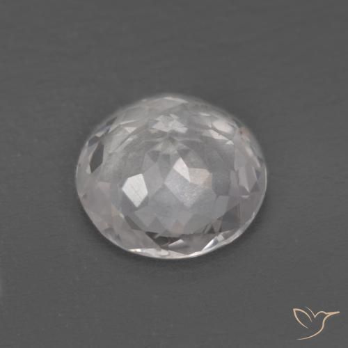 Morganite Gemstone in 7 mm (calibrated) Size for Sale, Morganite Stone in Light Pink Color