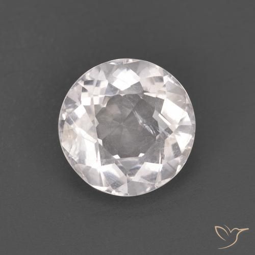 1.11ct Natural Light Pink Morganite, Round, VS