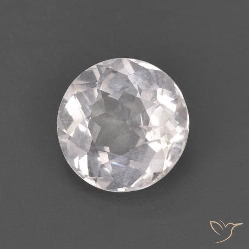 1.11 ct Pink Morganite Stone, Natural Morganite in Round Facet Shape for Sale