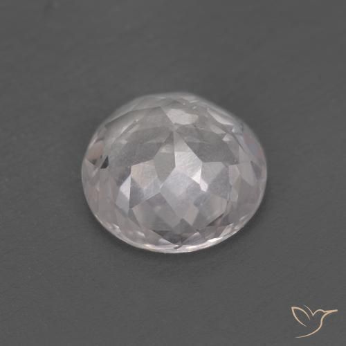 Morganite Gemstone in 7 mm (calibrated) Size for Sale, Morganite Stone in Light Pink Color