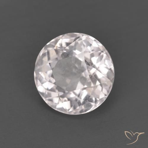 1.32 ct Pink Morganite Stone, Natural Morganite in Round Facet Shape for Sale