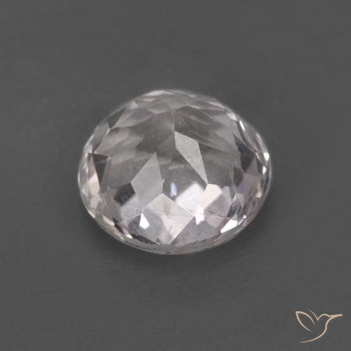 Morganite Gemstone in 7 mm (calibrated) Size for Sale, Morganite Stone in Light Pink Color