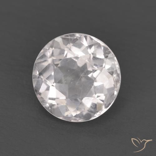 1.33ct Natural Light Pink Morganite, Round, VS