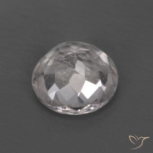 Morganite Gemstone in 7 mm (calibrated) Size for Sale, Morganite Stone in Light Pink Color
