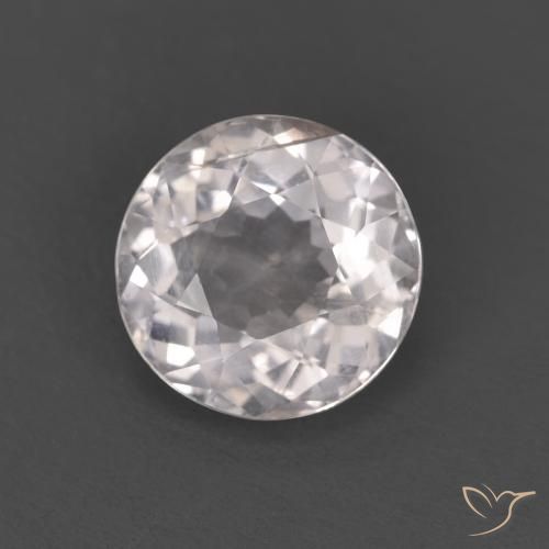 1.14ct Natural Light Pink Morganite, Round, VS