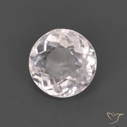 1.15ct Natural Light Pink Morganite, Round, VS
