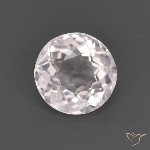 1.15 ct Pink Morganite Stone, Natural Morganite in Round Facet Shape for Sale