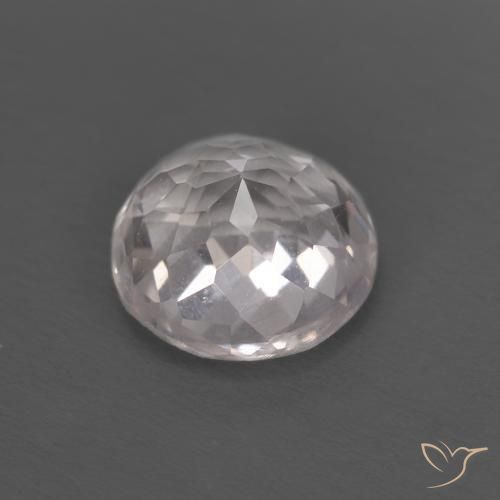 Morganite Gemstone in 7 mm (calibrated) Size for Sale, Morganite Stone in Light Pink Color