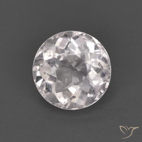 1.24ct Natural Light Pink Morganite, Round, VS