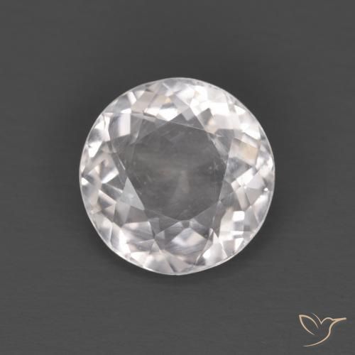 1.01ct Natural Light Pink Morganite, Round, VS