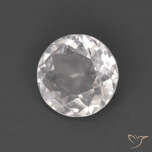 1.01 ct Pink Morganite Stone, Natural Morganite in Round Facet Shape for Sale