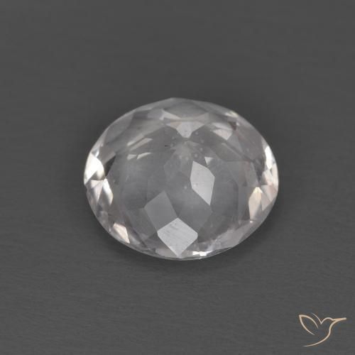 Morganite Gemstone in 7 mm (calibrated) Size for Sale, Morganite Stone in Light Pink Color