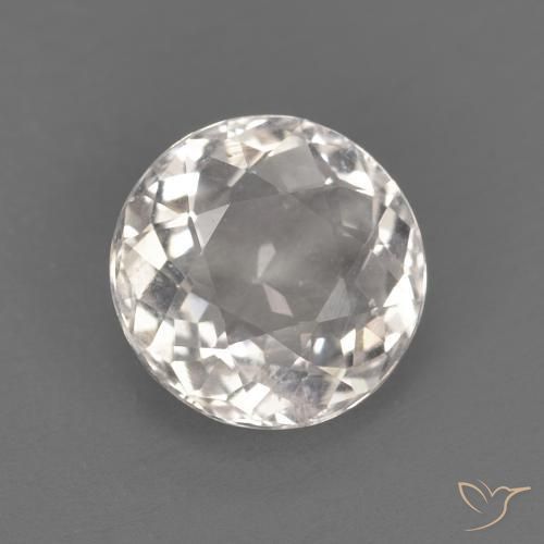 1.13 ct Pink Morganite Stone, Natural Morganite in Round Facet Shape for Sale